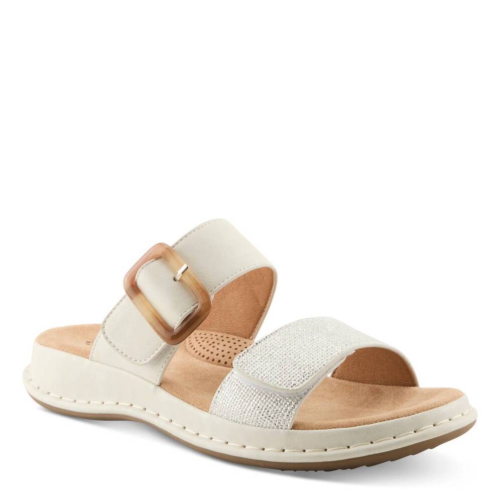 NEW PATRIZIA women's almalei sandals in off white multi